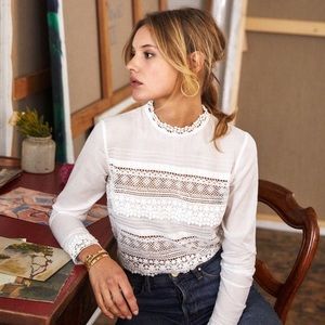 Sézane Telma blouse in 34